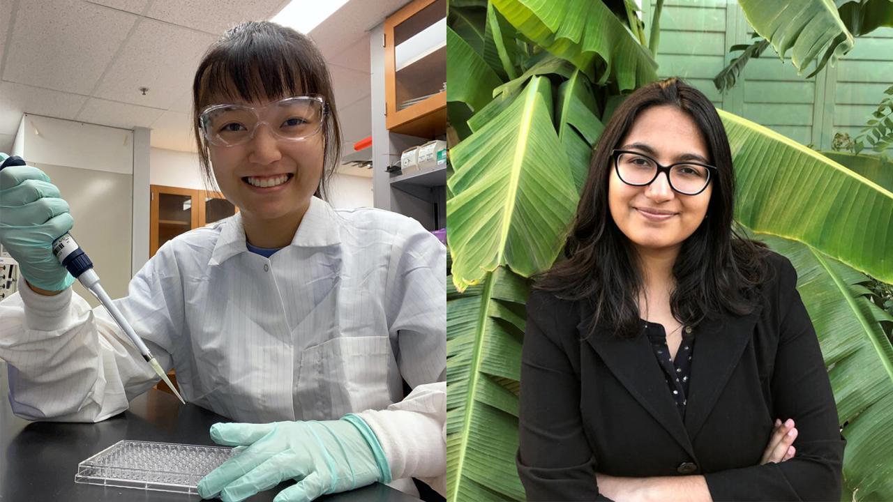 2021 Goldwater Scholars: Keely Ji and Maya Mysore