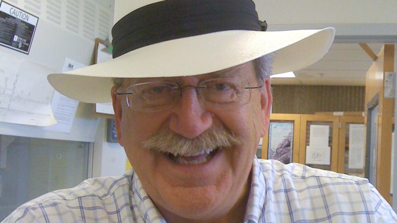 John Roth with hat